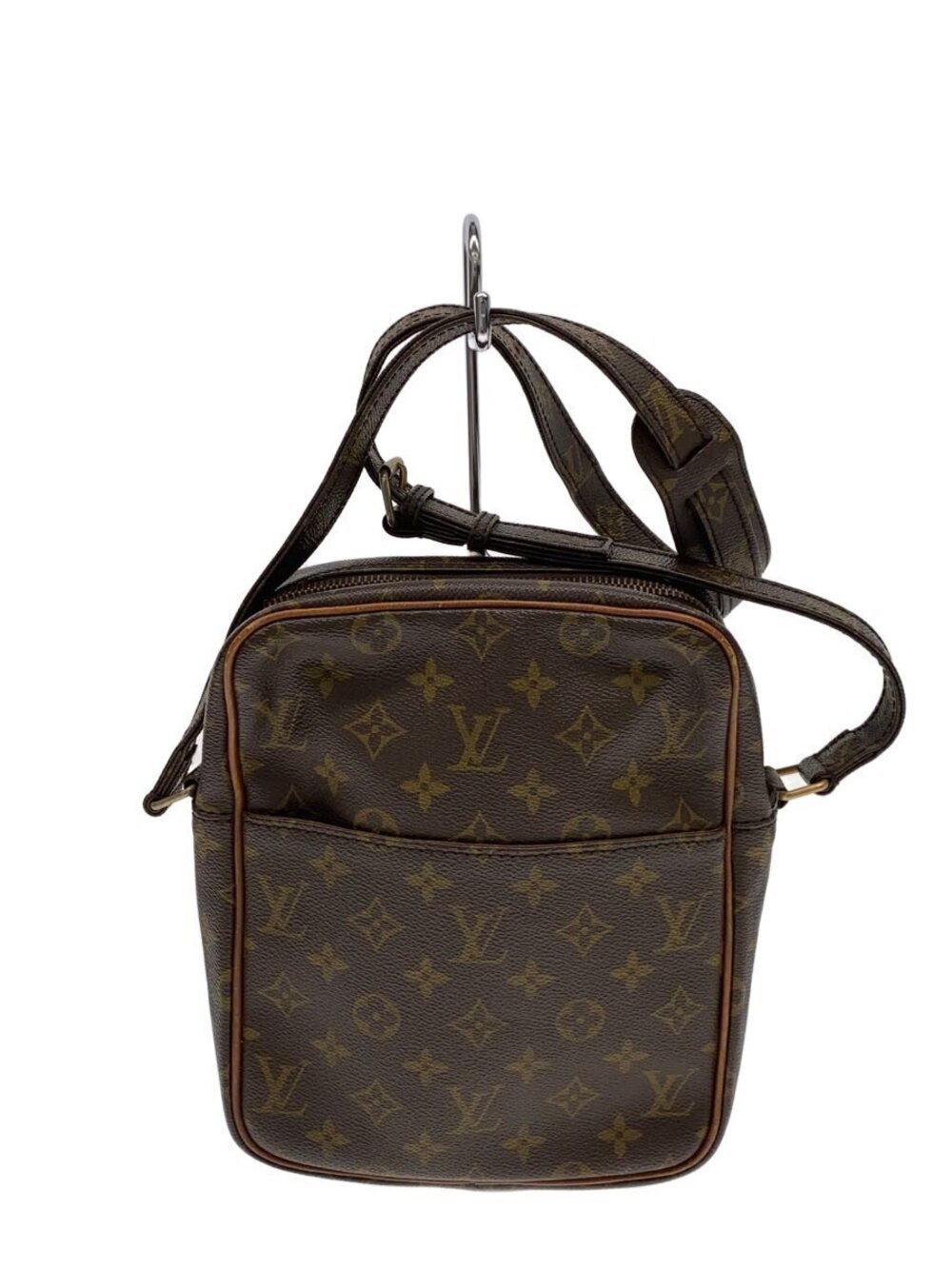 LOUIS VUITTON Marceau Monogram Canvas Leather Brown All over